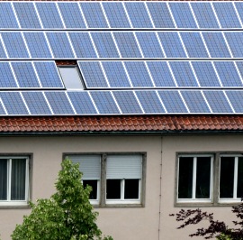 Solarzellen Gebude