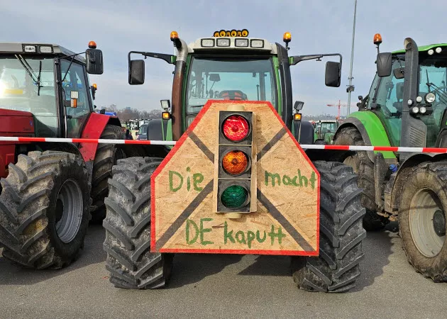 Bauernprotest NDR-Funkhaus