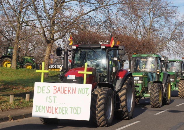 Bauernproteste Dresden