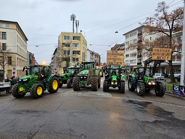 Bauernproteste Stuttgart BW