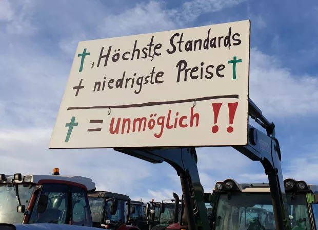Bauernproteste in Thringen
