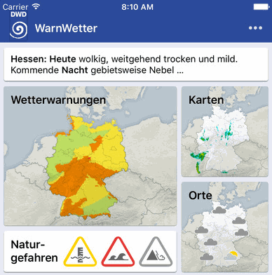 DWD-Wetter-App