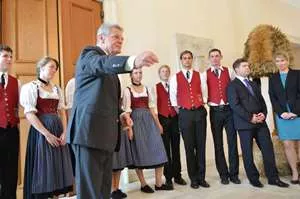 Erntekrone fr Joachim Gauck