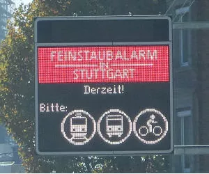 Feinstaubalarm Stuttgart Oktober 2019