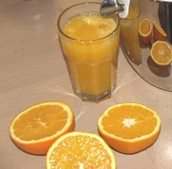 Frischer Orangensaft