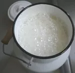 Gefllte Milchkanne