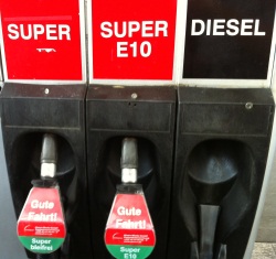 Gesunkene Kraftstoffpreise