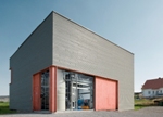 Im "Wasserhaus" im Neubaugebiet "Am Rmerweg" in Knittlingen sind Regenwasseraufbereitung, Vakuumstation und Abwasserreinigungsanlage untergebracht. (IGB)