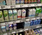 Milch im Supermarkt