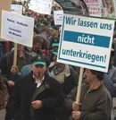 Milchbauern erinnern in Mainz die Ministerprsidenten der Bundeslnder an ihre Verantwortung
