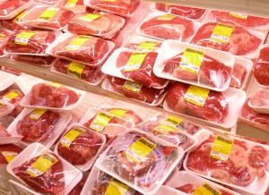 Rindfleisch-Etikettierung