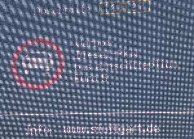 Stuttgart verschrft Fahrverbot fr Diesel