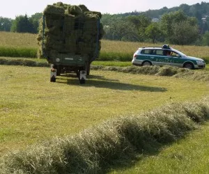 Traktor-Unfall
