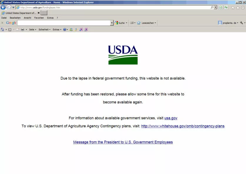 USDA Homepage