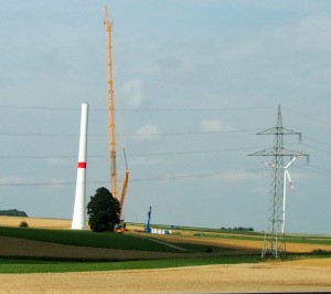 Windkraftanlagen-Bau in Brandenburg
