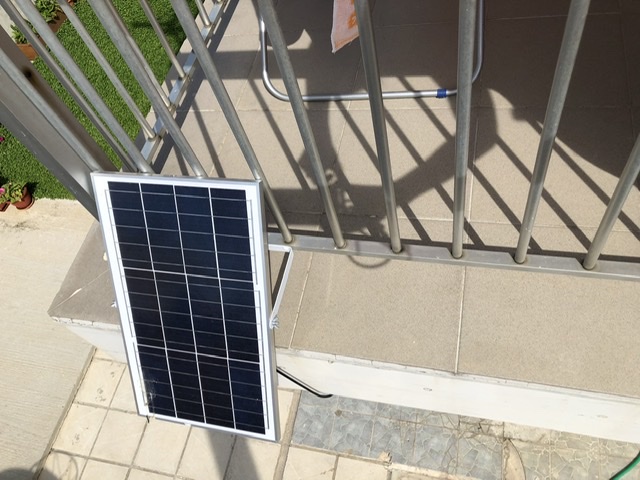 Mini-Solaranlage