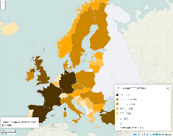 Gerste Erntemenge Europa 2012-2023