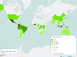 Ananas Ertrag weltweit 1961-2020