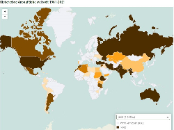 Kichererbse Anbaufläche weltweit 1961-2021